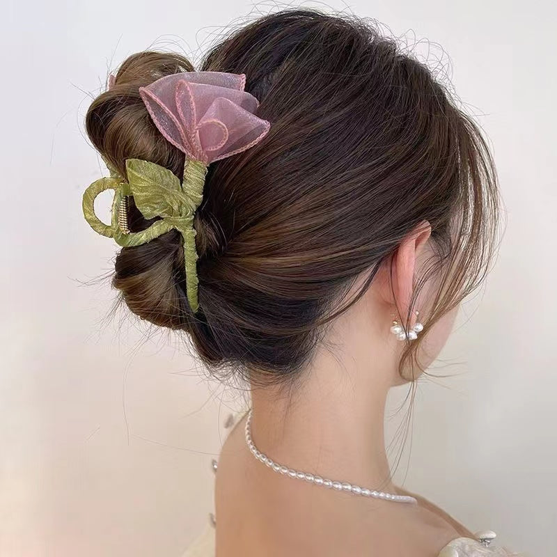 Tulip Flower Hair Claw Clip