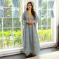Saudi Dubai Evening Gown Embroidered Robe