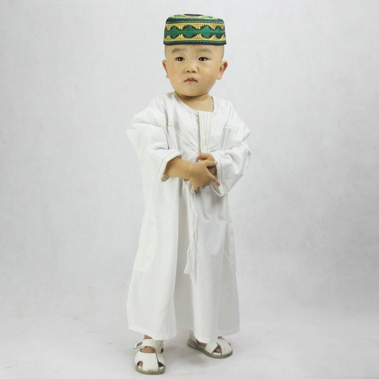 Men’s Cotton Linen Embroidered Robe