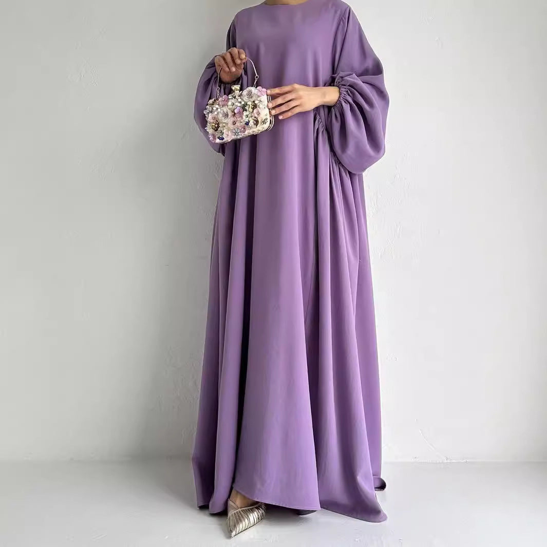 Middle East Women's Wear Plain Clothing Robe