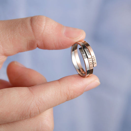 Plain Titanium Steel Ring