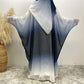 Falah Gradient Batwing Sleeve With Headscarf Suit