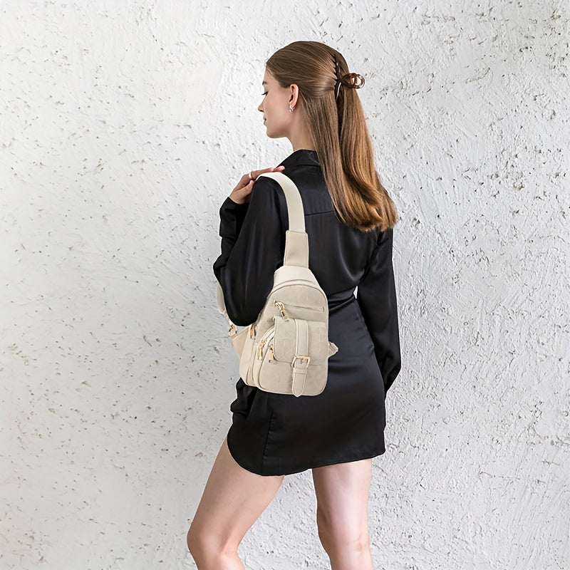 Checkered Fanny Pack Crossbody Bag