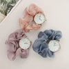 Sparkling Satin Strap Quartz Watch