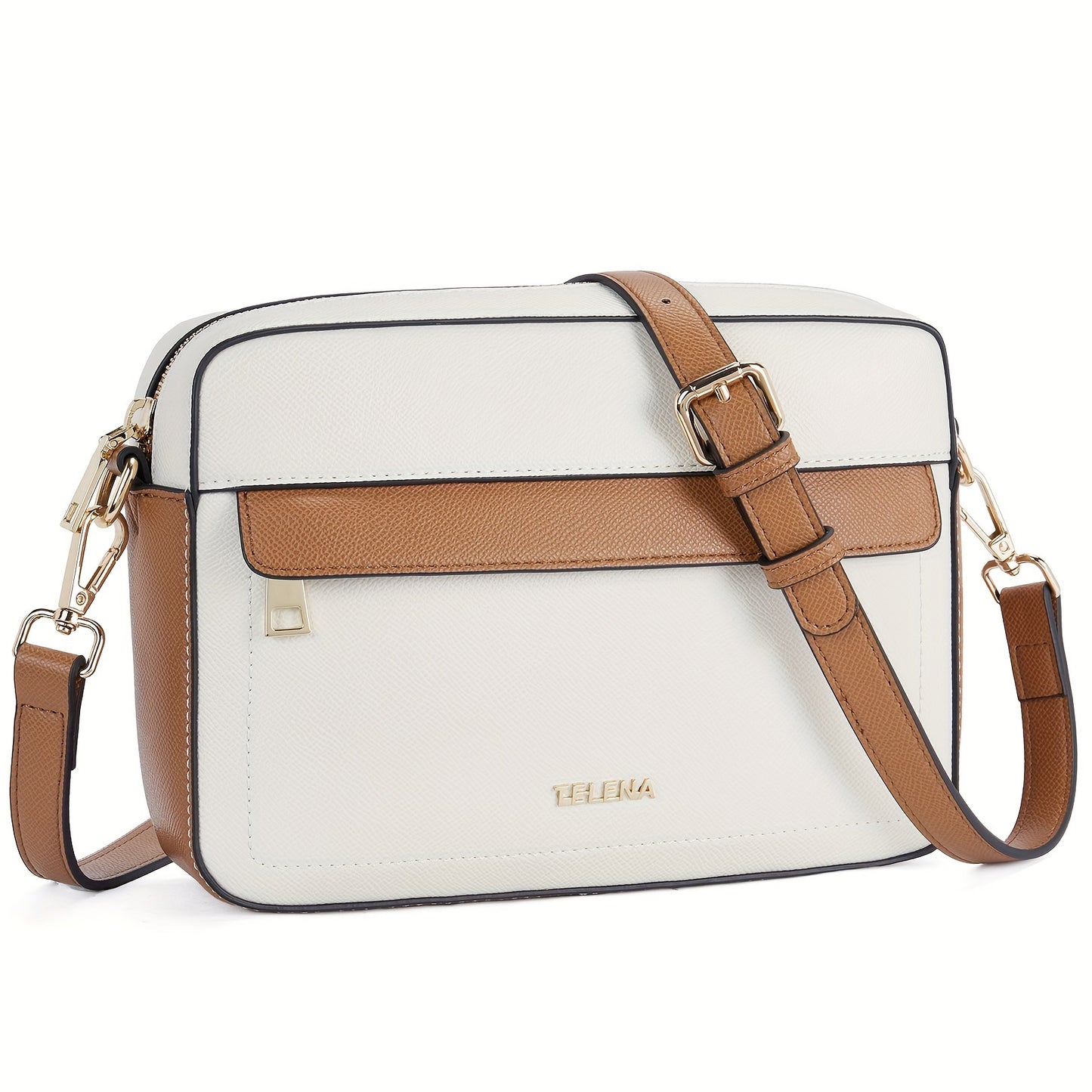 Quilted Vegan Leather Crossbody Bag