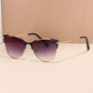 Round Cat-Eye Anti-Glare Sunglasses
