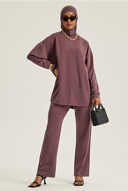 Elastic Waist Loose Sweatpants