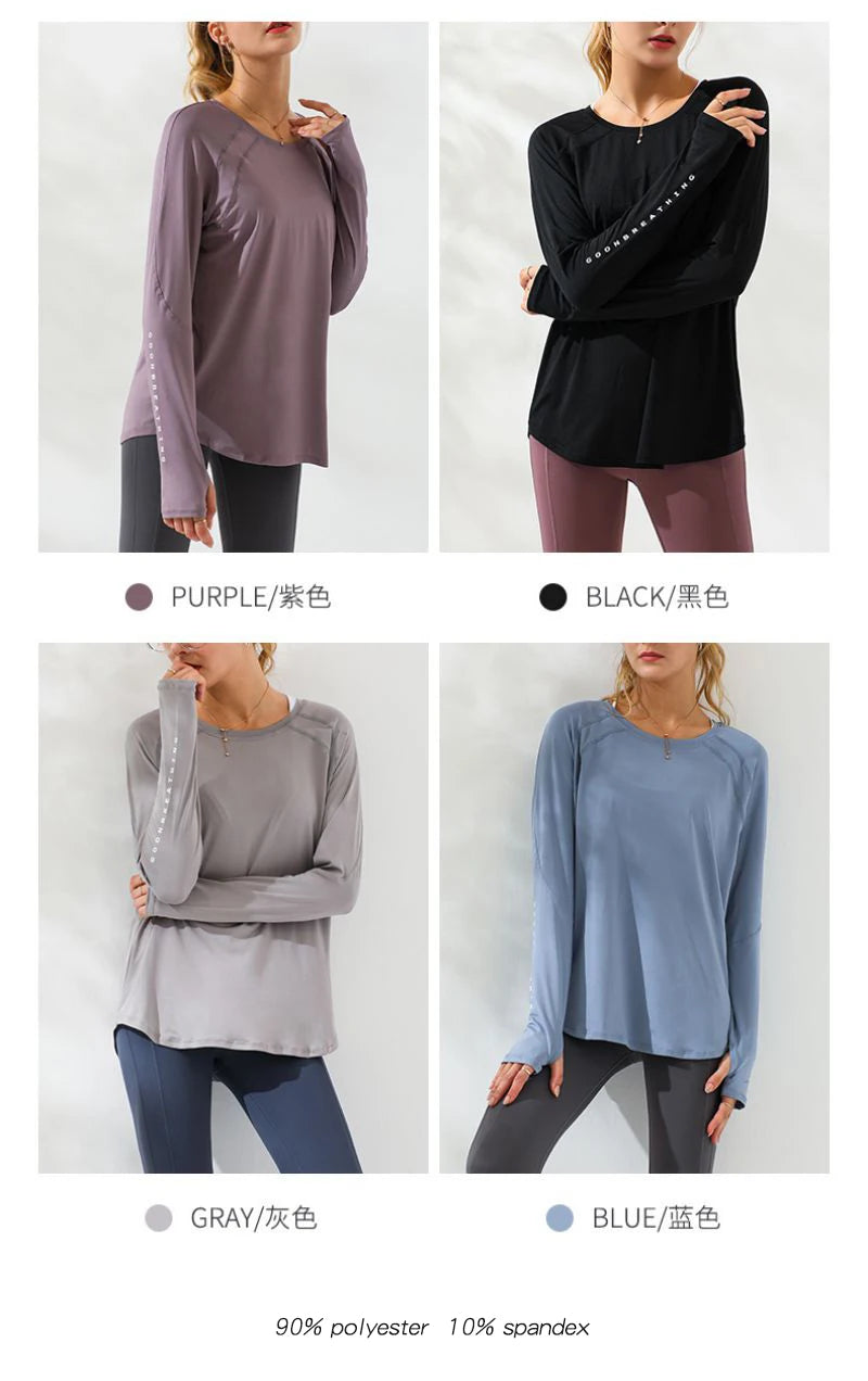 Women's Long Sleeve Fitness Top