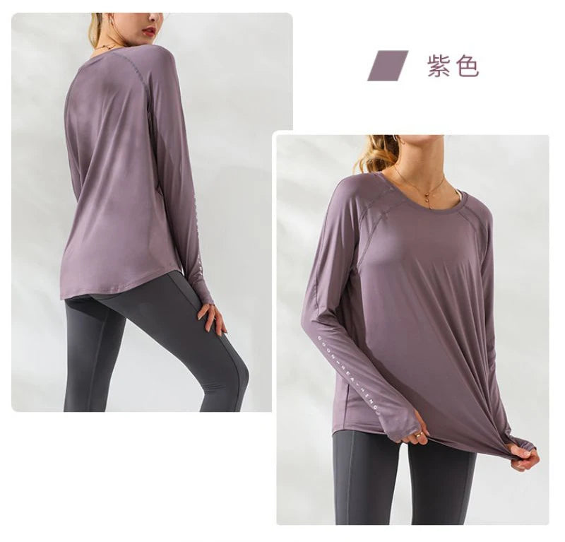 Women's Long Sleeve Fitness Top