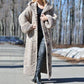 Oversized Hooded Knit Cardigan Coat