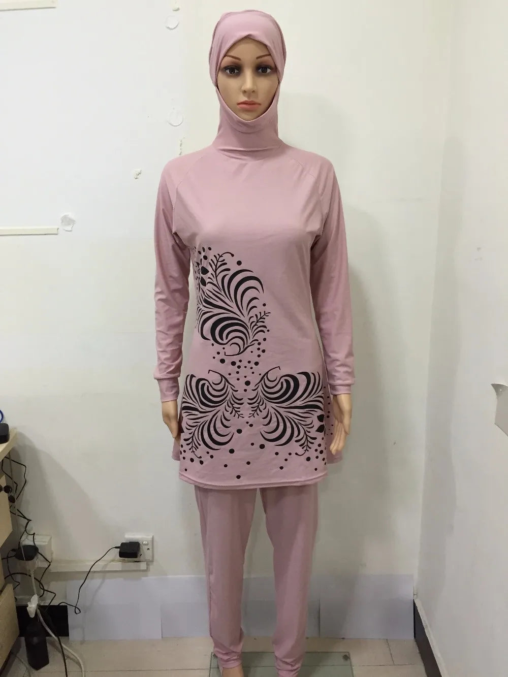 Plus-Size Floral Burkini