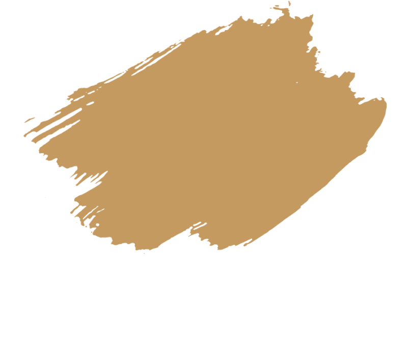 Decorative brush stroke