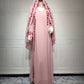 Women's Embroidered Abaya Dress with Scarf