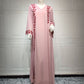 Women's Embroidered Abaya Dress with Scarf