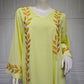 Women's Embroidered Abaya Dress with Scarf
