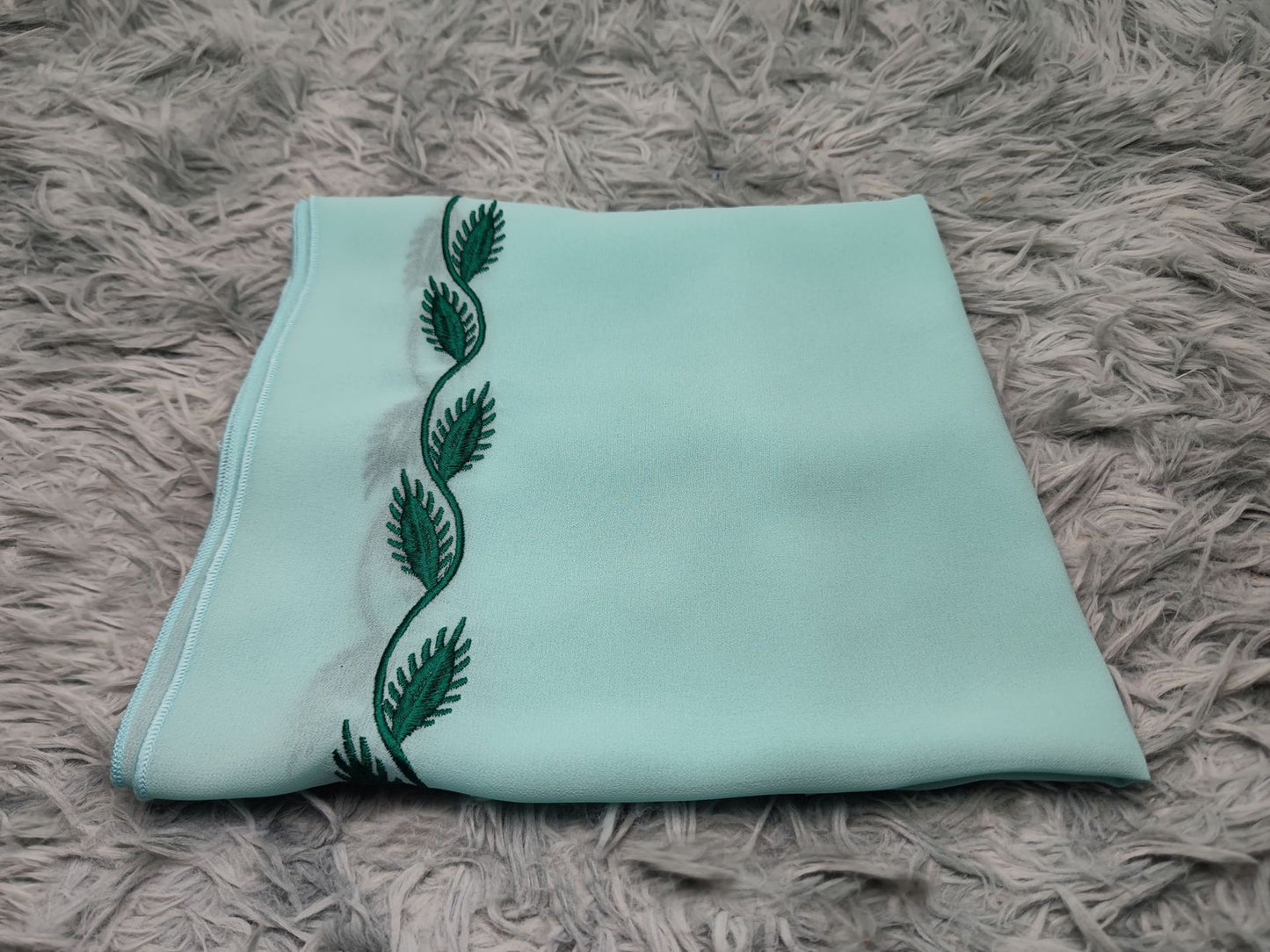 Women's Embroidered Abaya Dress with Scarf