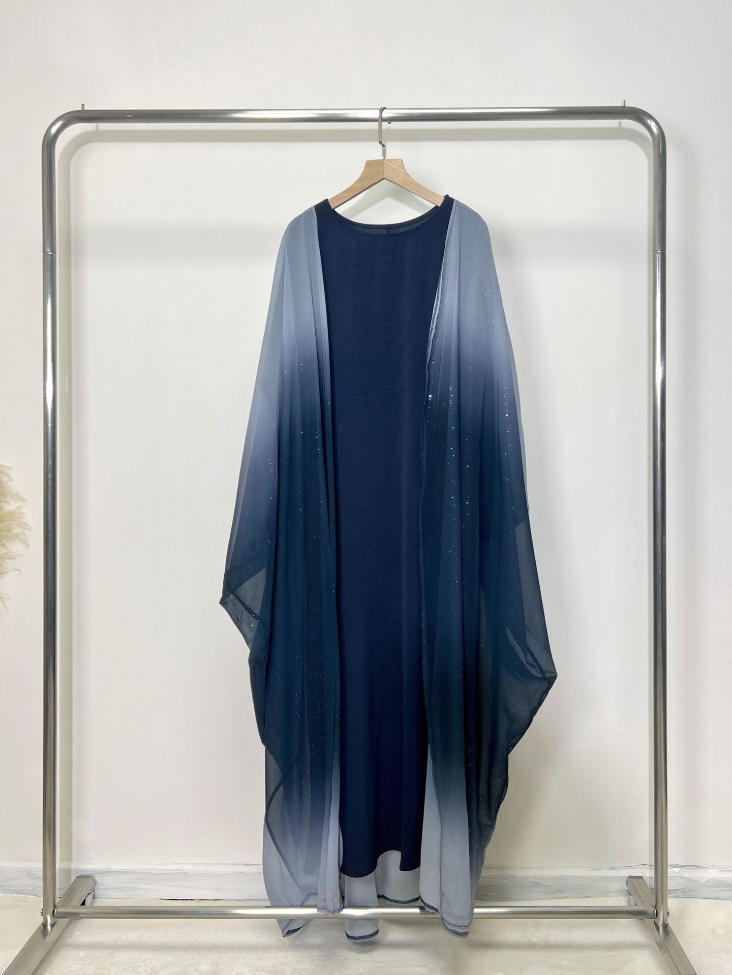 Women's Muslim Dress Galaxy Flash Robe Dress