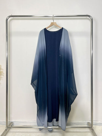 Women's Muslim Dress Galaxy Flash Robe Dress