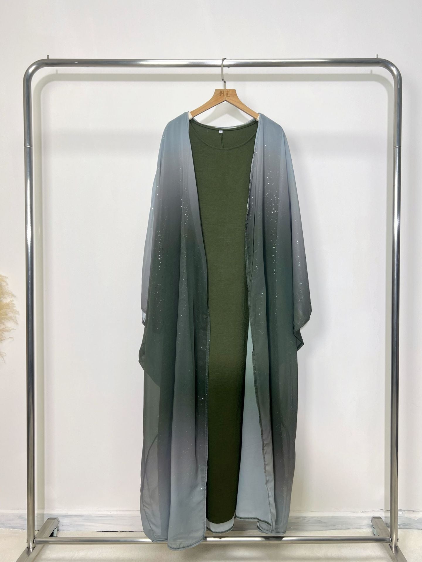 Women's Muslim Dress Galaxy Flash Robe Dress