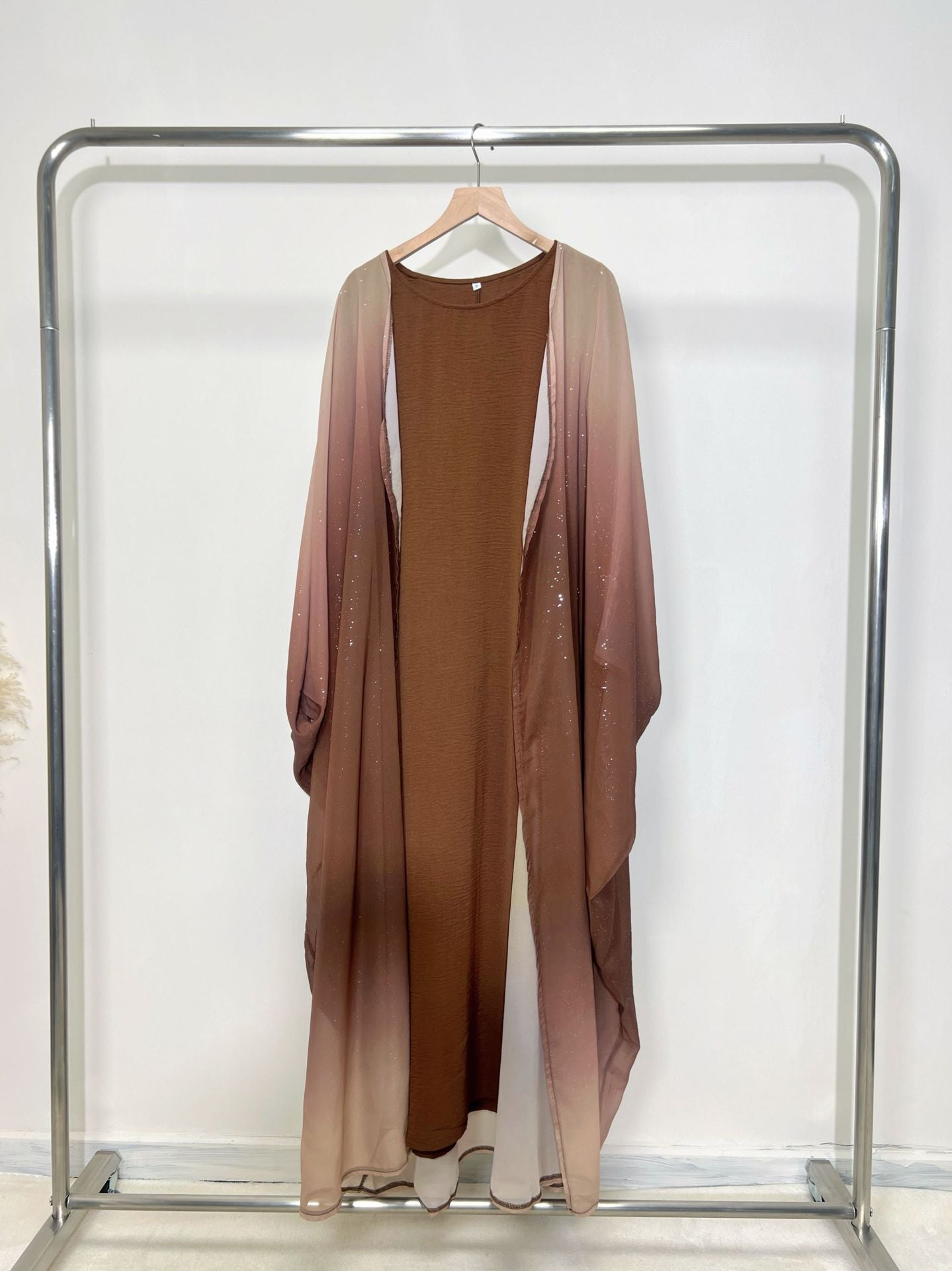Women's Muslim Dress Galaxy Flash Robe Dress
