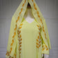 Women's Embroidered Abaya Dress with Scarf
