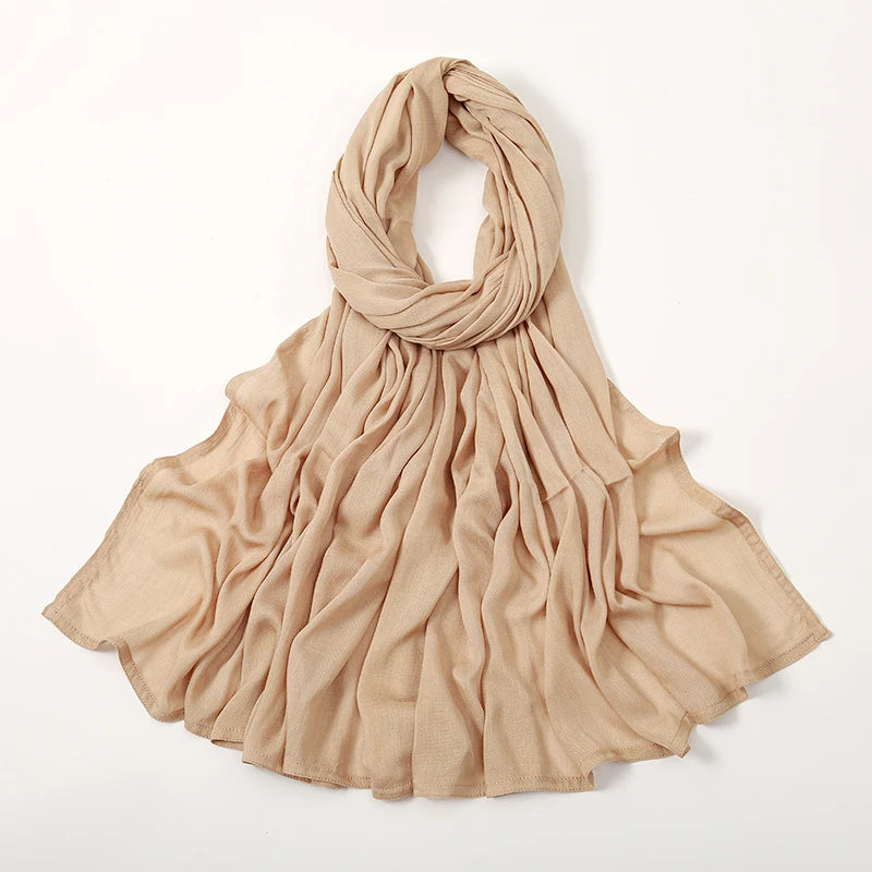 Large Plain Modal Hijab
