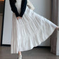 Women's High-Waist Patchwork A-Line Skirt