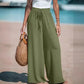 Women's Wide-Leg Drawstring Summer Pants