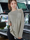 Women's Loose Long-Sleeve Yoga Top