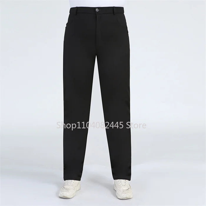 Women's Plus-Size Stretch Black Pants