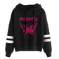 Women's Butterfly Print Hoodie