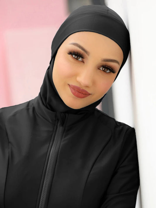Quick-Dry Swim Hijab Cap