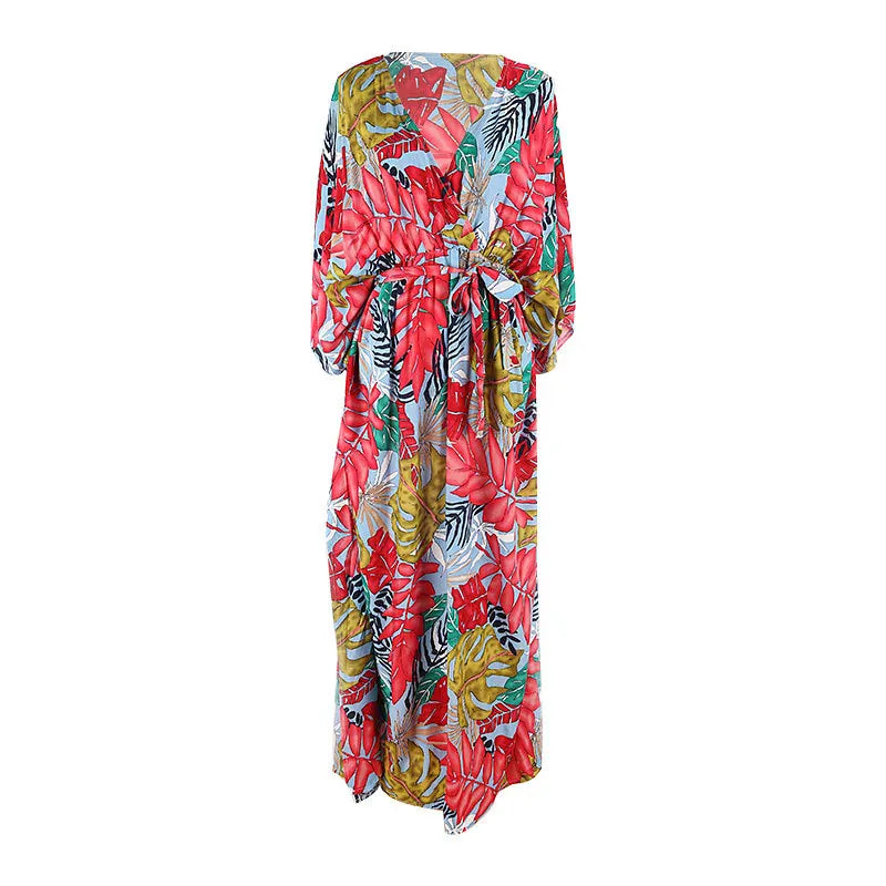 Women's Bohemian Printed Beach Kaftan
