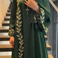 Women's Embroidered Abaya Dress with Scarf