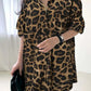 Women's Leopard Print Boho Blouse