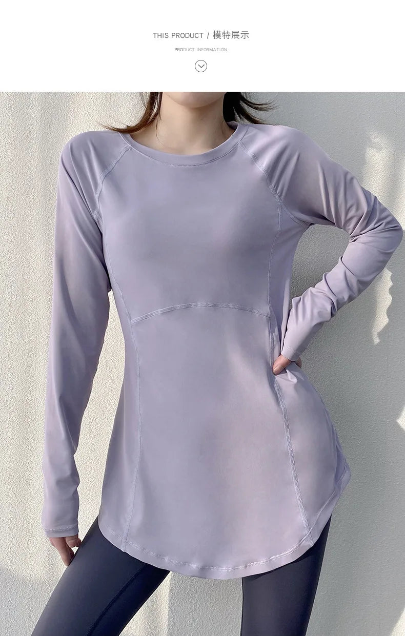 Women's Long Sleeve Yoga Top