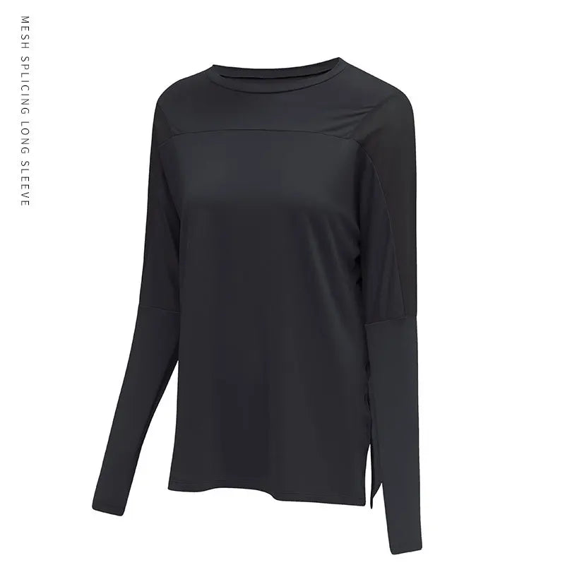 Women's Loose Long-Sleeve Yoga Top