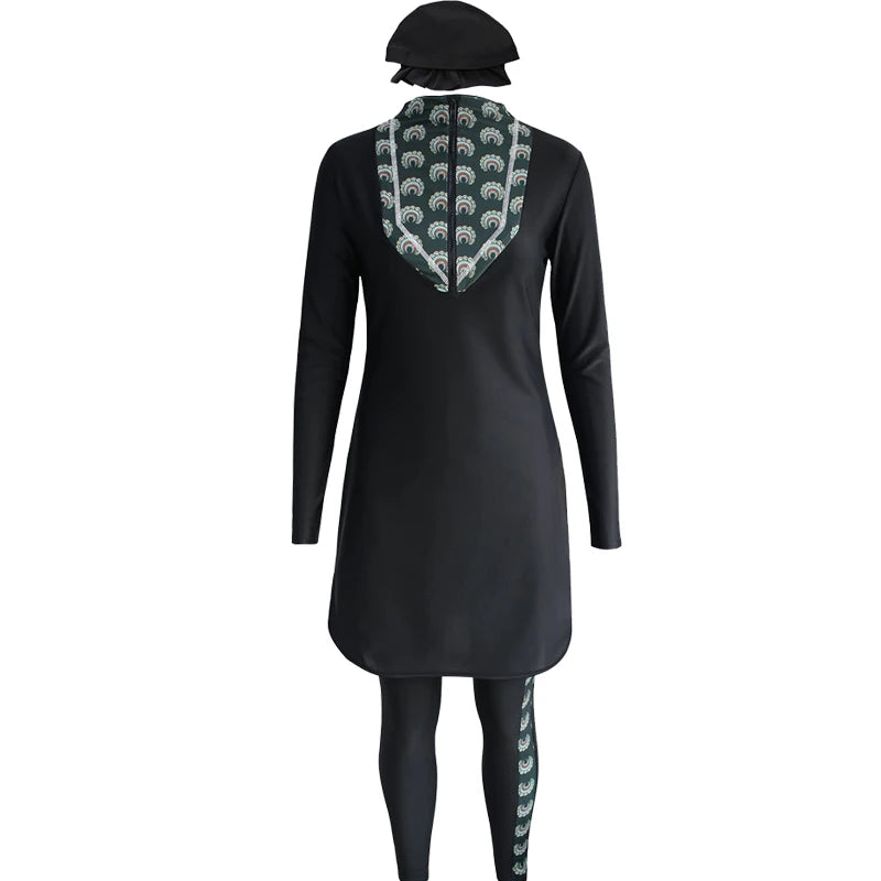 3-Piece Abaya Burkini Set