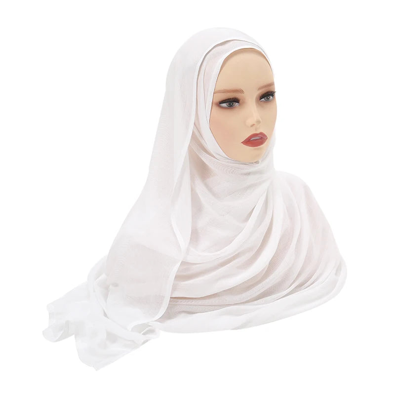 Large Plain Modal Hijab