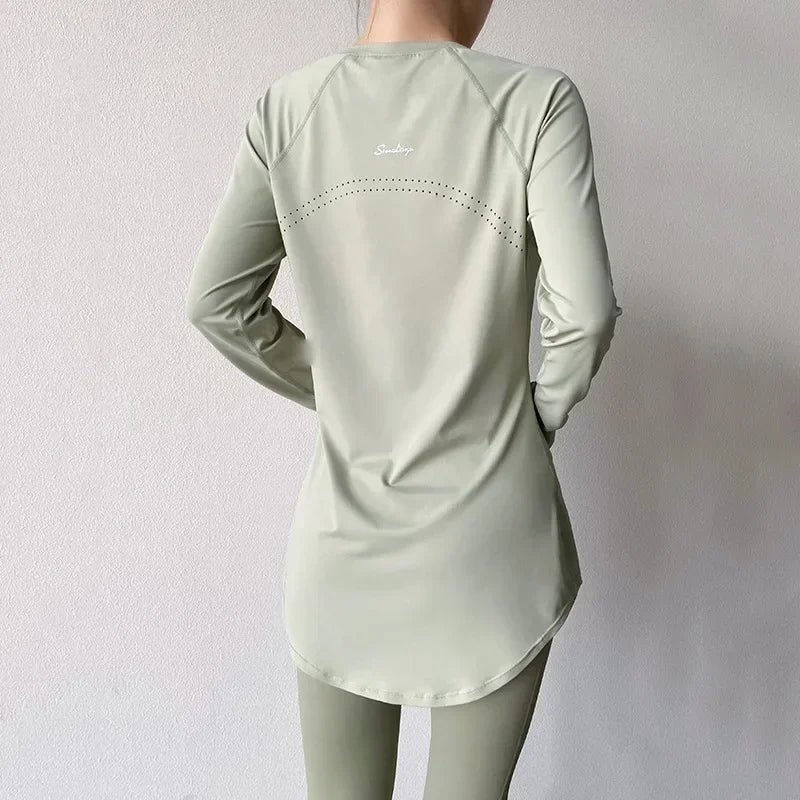 Women's Long Sleeve Yoga Top