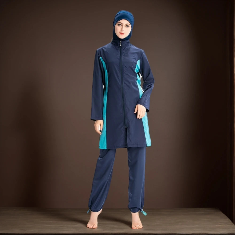 Women's Hooded Burkini Swimwear