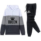 Women's Queen Print Hoodie & Sweatpants Set