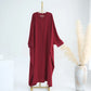Women's Batwing Sleeve Abaya Dress