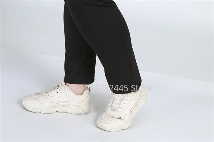 Women's Plus-Size Stretch Black Pants