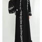 Women's Embroidered Abaya Dress with Scarf