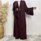 Solid Color Kimono Abaya