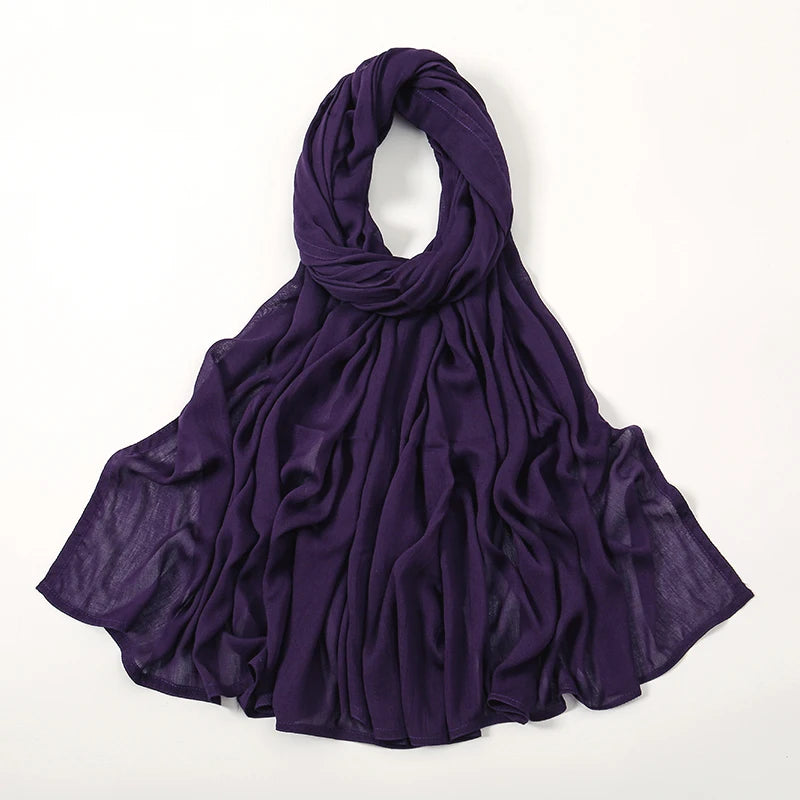 Large Plain Modal Hijab