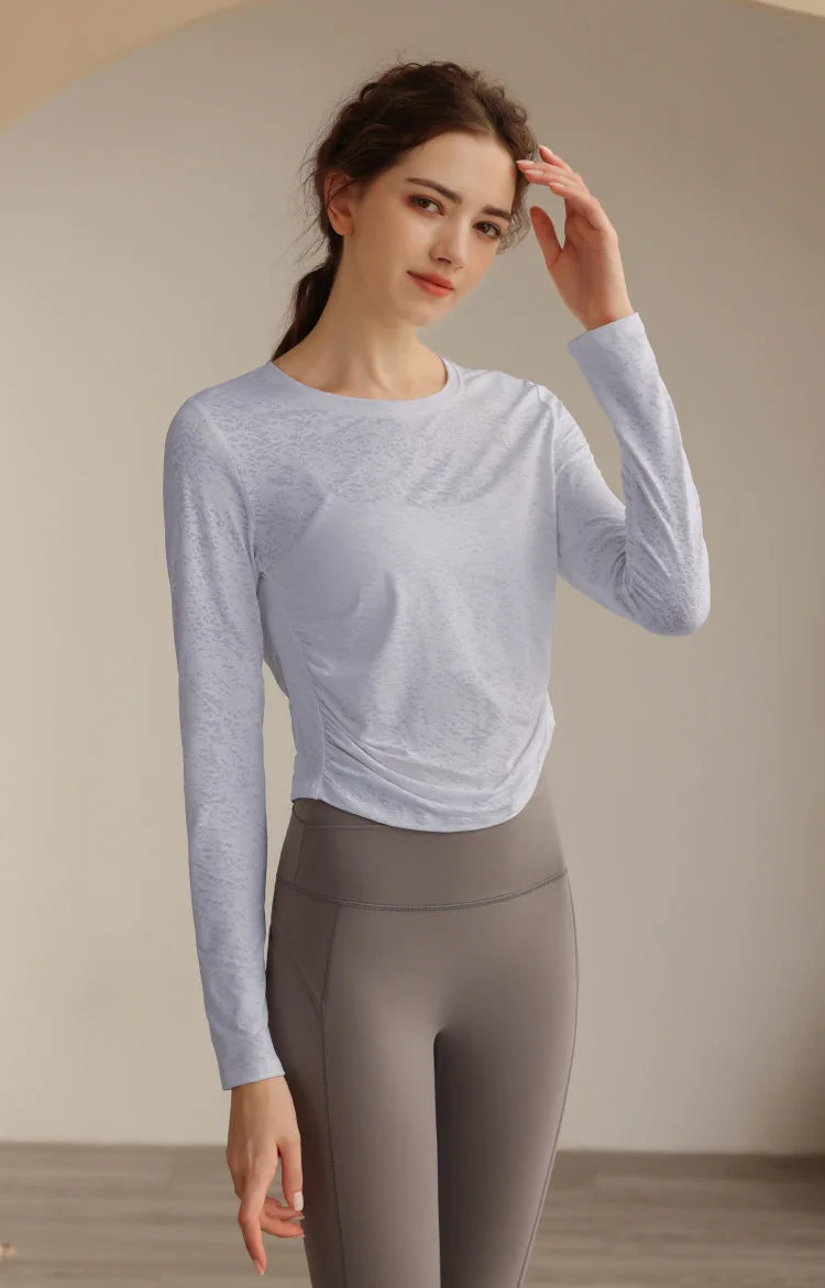 Women's Long Sleeve Slim Yoga Top