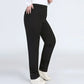 Women's Plus-Size Stretch Black Pants