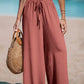 Women's Wide-Leg Drawstring Summer Pants